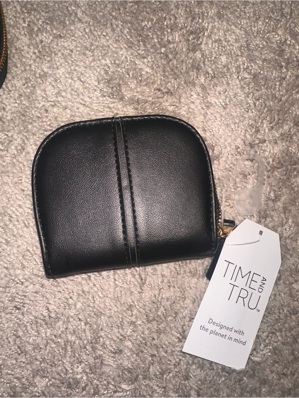 TIME AND TRU Black Faux Leather Coin Wallet 🖤